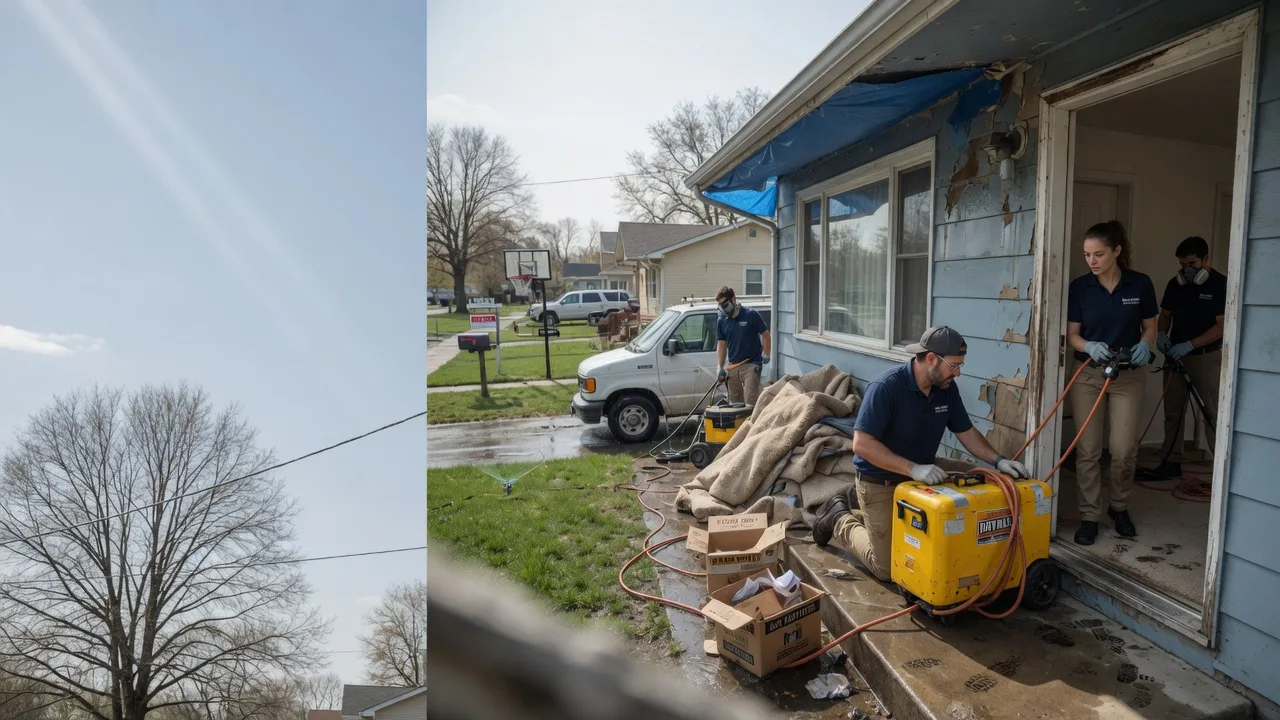 Basement Flood Cleanup in Chetopa, KS near me